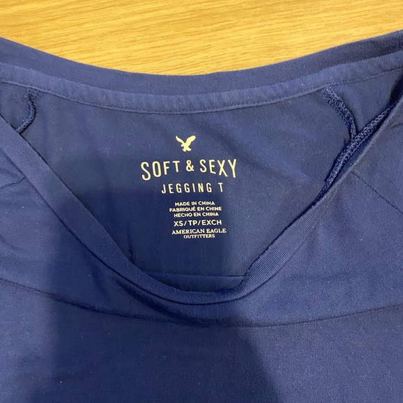 Blue long sleeve top - Picture 2 of 3